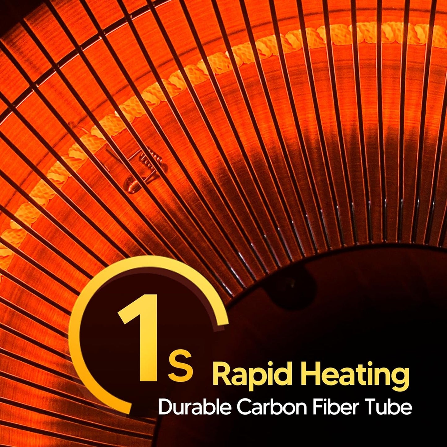 Outdoor Patio Heater, 1500W Electric Hanging Heater, Ceiling Mounted
